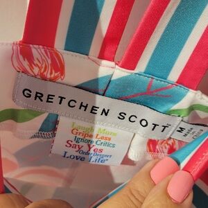 Gretchen Scott Designs Isosceles White Floral Dress